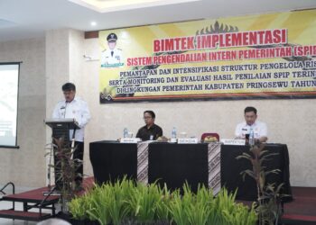 Pemkab Pringsewu Gelar Bimtek Implementasi SPIP Pemantapan & Intensifikasi Struktur Pengelola Resiko
