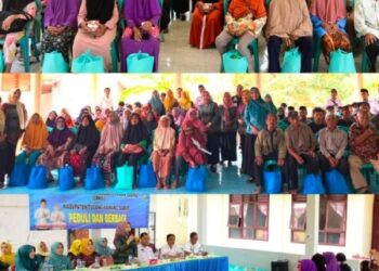 Ratusan Masyarakat di Tubaba Terima Bantuan Sembako