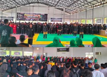 HUT TNI ke 78, Ratusan Atlet Pencak Silat Ikuti Kejuaraan Dandim Cup di Tubaba