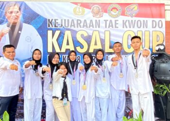 Atlet Taekwondo Tubaba Raih 7 Medali Pada Kejuaraan Kasal Cup 2023
