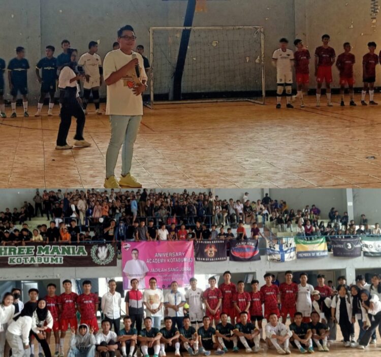 Ajo Adit Buka Turnament Futsal Pelajar Se Lampung Utara