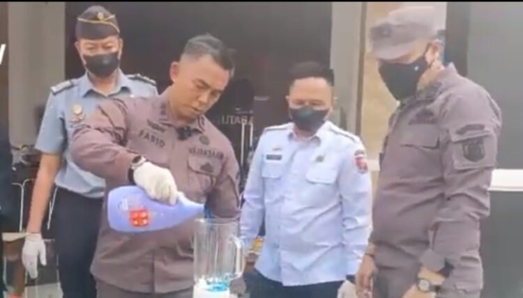 Sebanyak 60, 26 Gram Sabu Hasil Sitaan Kejari Lampura Dimusnahkan