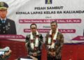 Tetra Destorie titip Lapas Kalianda, berikut pesan untuk Kalapas baru.