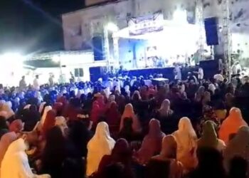 Ribuan Masyarakat Bersholawat, Peringati Maulid Nabi Muhammad SAW Bersama, ” Abrati 4711 Bersholawat.”