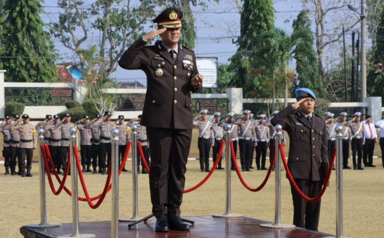 Polres Lampura Gelar Upacara, Peringatkan Hari Sumpah Pemuda Ke-95