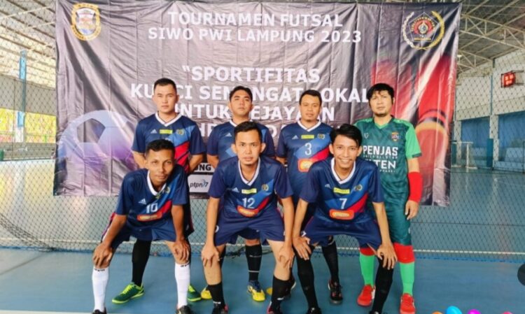 Menang Telak, Tim Futsal PWI Lampura Kalahkan Lampung Timur 8-2