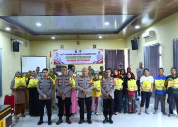 Masyarakat Respon Positif Bakti Kesehatan Yang di Selenggarakan Polres Pringsewu