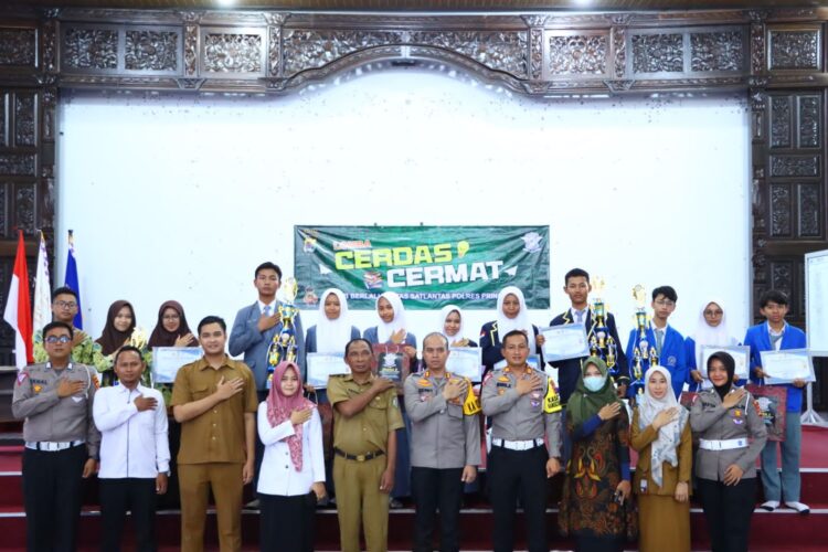 Lomba Cerdas Cermat Tertib Lalu Lintas Meriahkan Hari Sumpah Pemuda di Pringsewu