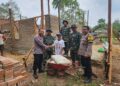 Polres pringsewu Berikan Bantuan Material Bangunan Untuk Korban Angin Puting Beliung