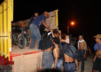 Razia Balap Liar Di Pringsewu, 29 Unit Sepeda Motor Diamankan Polisi