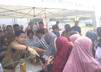 Tekan Inflasi, Pemkab Mesuji Gelar Operasi Pasar Murah