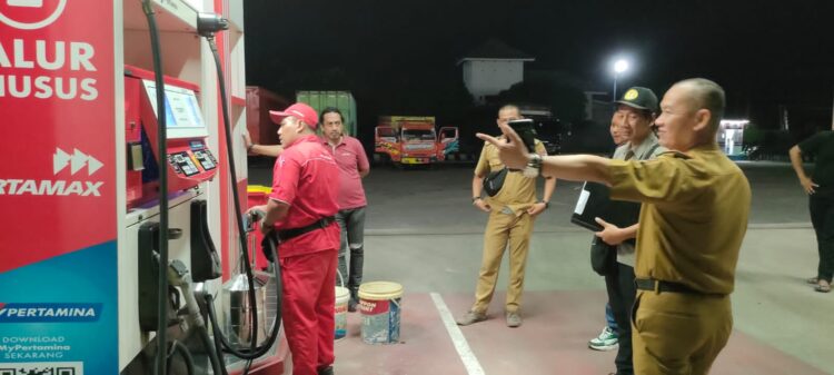 Diskoperindag Mesuji dan Tulang Bawang, Lakukan Tera Ulang di SPBU