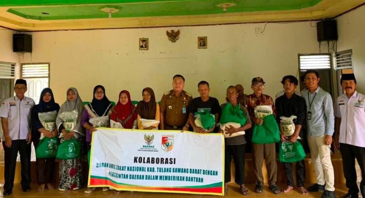 Baznas Tubaba Beri Bantuan Korban Bencana Puting Beliung