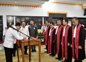 Walikota Metro Lantik Majelis Tuntutan Perbendaharaan dan Ganti Rugi