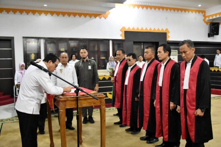 Walikota Metro Lantik Majelis Tuntutan Perbendaharaan dan Ganti Rugi