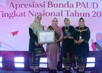 Bunda Paud Lampura Raih Apresiasi Bunda Paud Tingkat Nasional