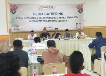 Jelang Pemilu 2024, Bawaslu Lamsel Ajak Peran Media Untuk Mengawasi.