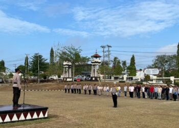 Jelang Kampanye Pemilu, Kapolres Lampura Tegaskan Anggota, Jaga Netralitas, Aturan Dan SOP