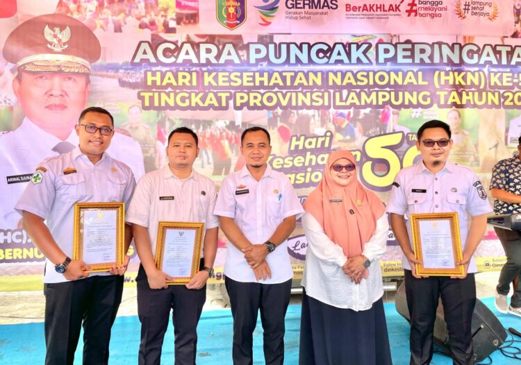 Momen Puncak HKN 2023, 3 Nakes Mesuji Dinobatkan Sebagai Nakes Teladan