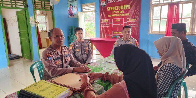Pastikan Situasi Jelang Pemilu 2024 Aman Dan Kondusif, Sat Binmas Polres Mesuji Cooling System