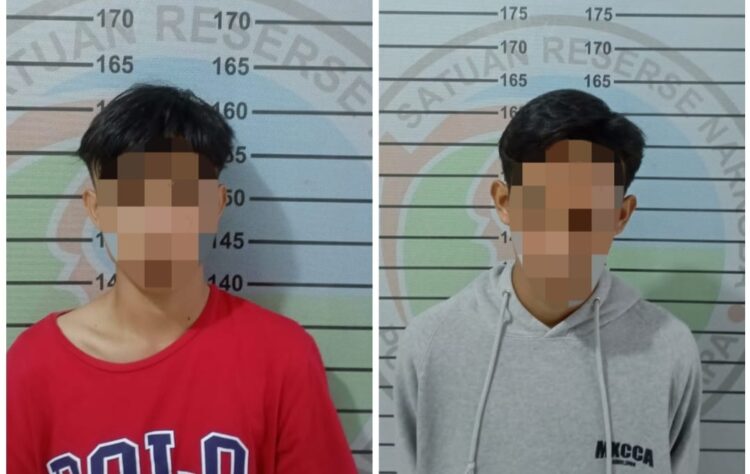 Jadi Kurir Narkotika Tembakau cintetis, Dua Pelajar Di Lampura Ditangkap Polisi