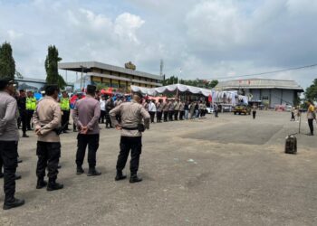 Polres Terjunkan 335 Personel Gabungan, Amankan Kampanye Capres Ganjar – Mahfud No 3, Di Lampung Utara