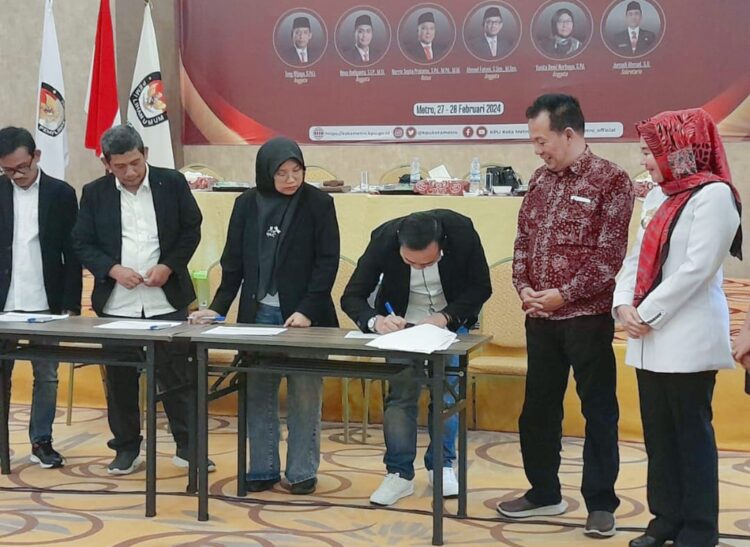 Rekapitulasi Perhitungan KPU Metro Rampung, Partisipasi Masyarakat Tinggi