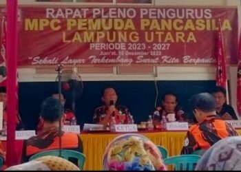 Ketua MPC PP Lampura Intruksikan Anggota, Jaga Situasi Aman Dan Kondusif Jelang Pemilu 2024