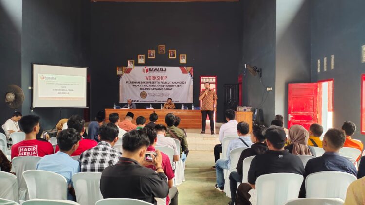 Bawaslu Berikan Edukasi Saksi Tingkat Kecamatan Se Kabupaten