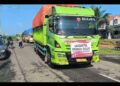 Polres Pringsewu Amankan Distribusi Logistik Pemilu menuju Empat Kecamatan