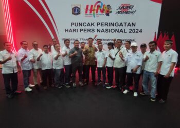 Kadis Kominfo & PWI Pringsewu Hadiri Puncak Peringatan HPN 2024