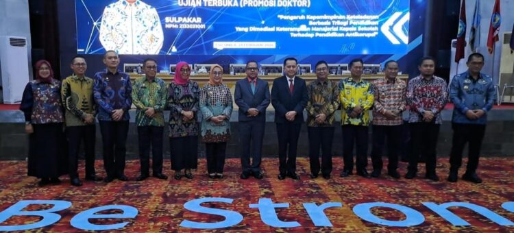 Ujian Terbuka Promosi Doktor, Sulpakar Raih Predikat Cumlaude