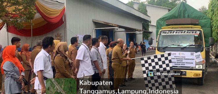 Pemkab Tanggamus dan Bulog Salurkan 805 Ton Bantuan Beras 4 Kecamatan