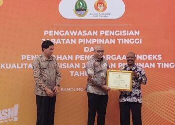 Pemkab Tanggamus Raih Penghargaan Sistem Merit 2023 dari KASN, Mulyadi Irsan: ”Pertahankan Prestasi Ini”