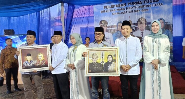 Purna Tugas Bupati Dan Wakil Bupati Lampura, PWI Beri Cindramata