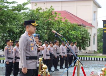 Kapolres Mesuji Pimpin Operasi Keselamatan Krakatau 2024