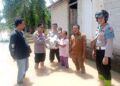 Kapolsek Way Serdang Bantu Korban Banjir