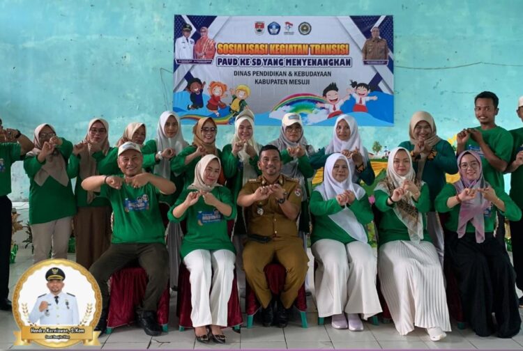 Disdikbud Mesuji Gelar Sosialisasi Transisi PAUD ke SD di RJU