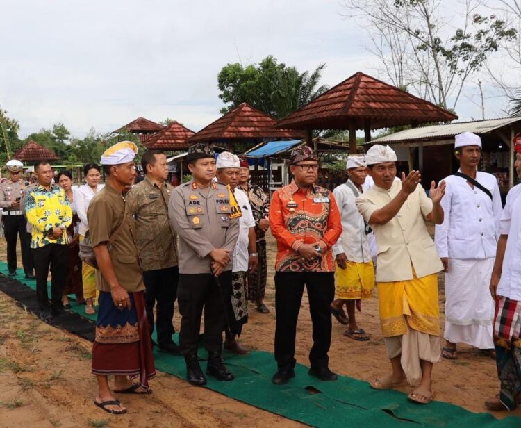 Kapolres dan Pj Bupati Mesuji Hadiri Perayaan Melasti Tahun 2024