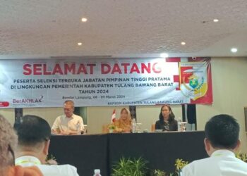 Sekda Tubaba Resmi Buka Selter JPTP, 1 Peserta Batal.