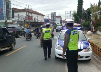 Tekan Angka Pelanggaran dan Kecelakaan, Satgas Operasi Keselamatan Polres Pringsewu Aktif Patroli Dan Edukasi