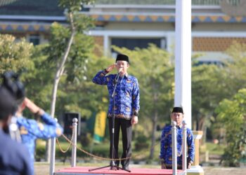 Pemkab Pringsewu Gelar Upacara HUT ke-60 Provinsi Lampung