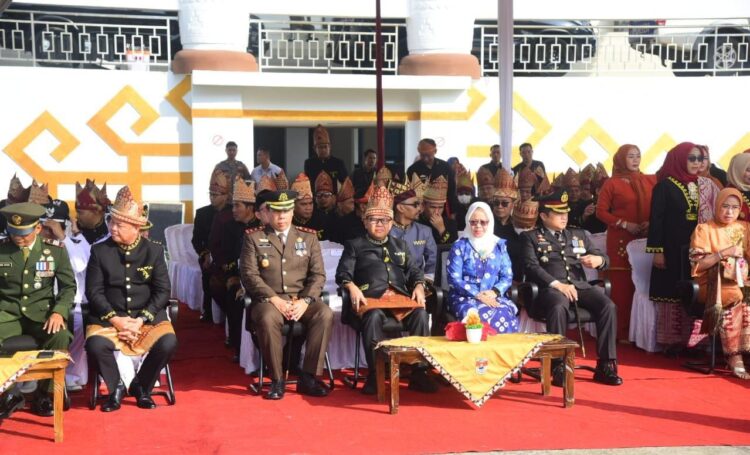 Kapolres Mesuji Hadiri Upacara Peringatan Hari Jadi Provinsi Lampung ke-60