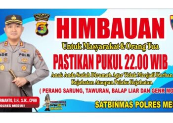 Kapolres Mesuji Himbau Masyarakat, Untuk Menjaga Anak Tidak Keluar Malam