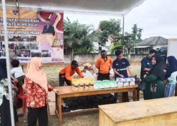 Masuk Zona Aman Inflasi, Pemkab Mesuji Rutin Gelar Pasar Murah