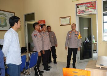 Pastikan Pelayana Berjalan Optimal, Pelayanan Publik Polres Pringsewu di Cek Kapolres