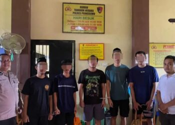 Berkas Lengkap, Satnarkoba Polres Pringsewu Limpahkan Lima Tersangka Narkoba Ke JPU