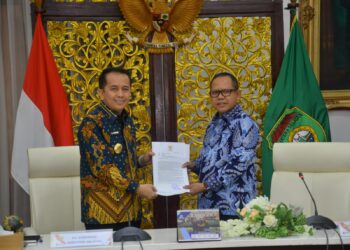 Meski Libur, Sulpakar Sambangi Pj Gubernur Sumsel Untuk Bahas Soal Ini