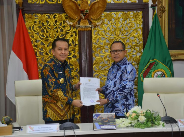 Meski Libur, Sulpakar Sambangi Pj Gubernur Sumsel Untuk Bahas Soal Ini