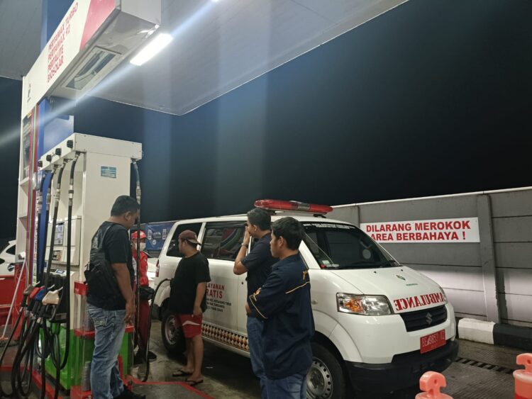 Antisipasi Praktik Curang dan Lalai, Satreskrim Polres Tanggamus Monitoring SPBU Kotaagung Timur